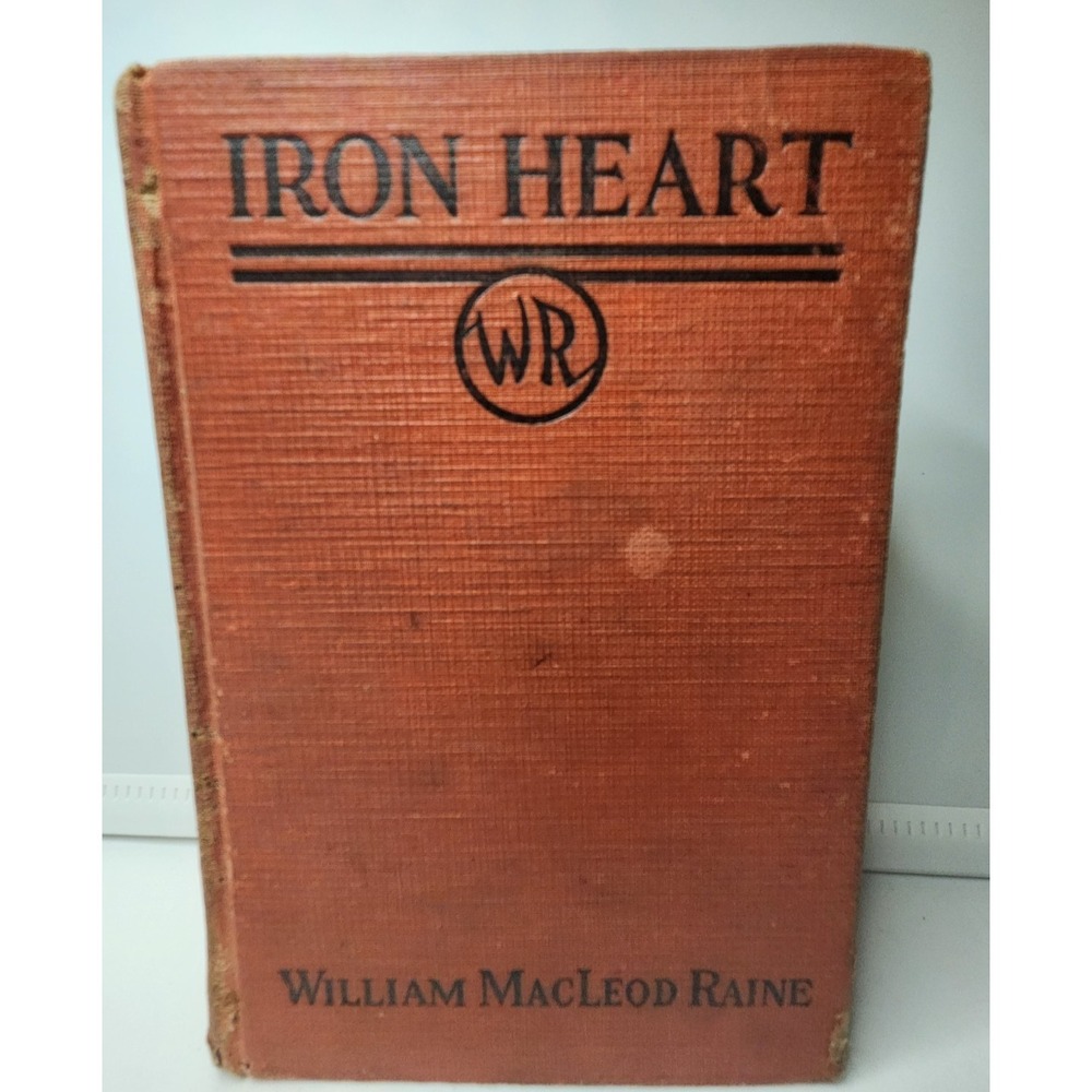 Antique 1st EDITION 1923 IRON HEART William MacLeod Raine WESTERN ADVENTURE